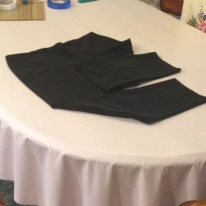 Dark charcoal stretch pants